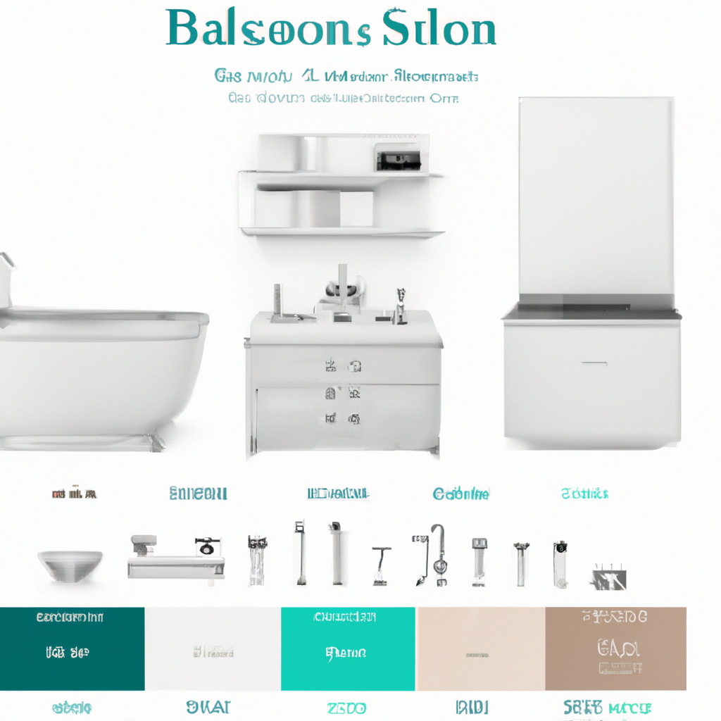 A modern and contemporary bathroom design with Boston Bathroom Discounts.