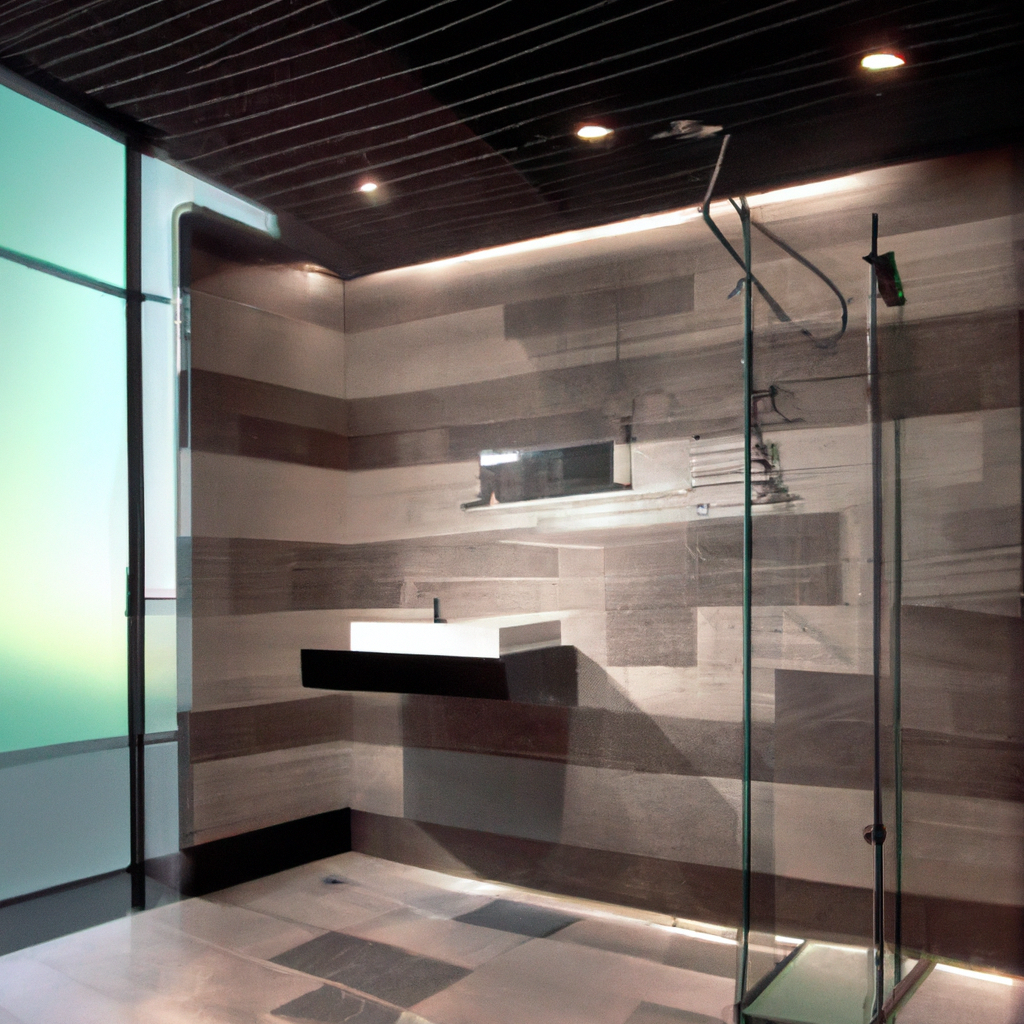 Alt Text: A modern and contemporary bathroom remodel in Boston