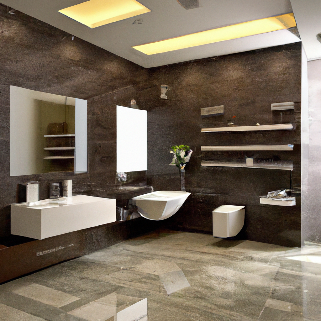 A modern and contemporary Boston bathroom remodel featuring a new design.