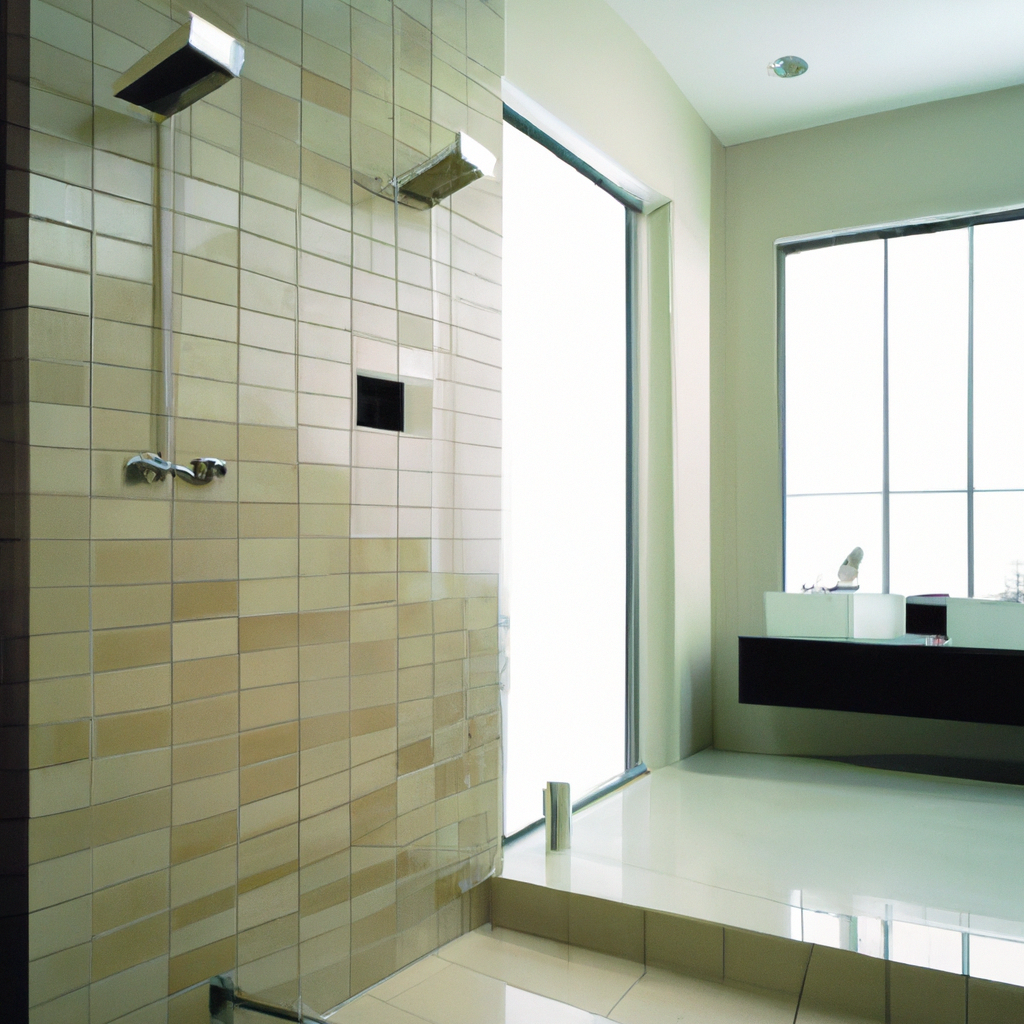 Alt text: A sleek and modern bathroom with new fixtures and contemporary design.