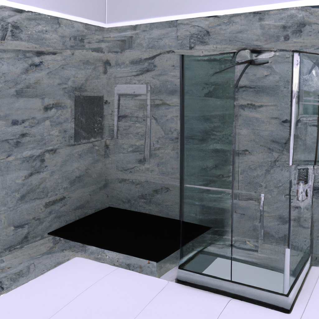 A modern and contemporary bathroom with custom designs.