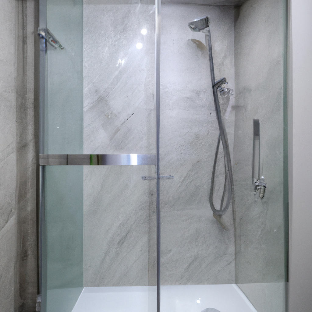 Alt text: A modern bathroom with custom fixtures such as a designer sink, sleek faucet, and decorative lighting.