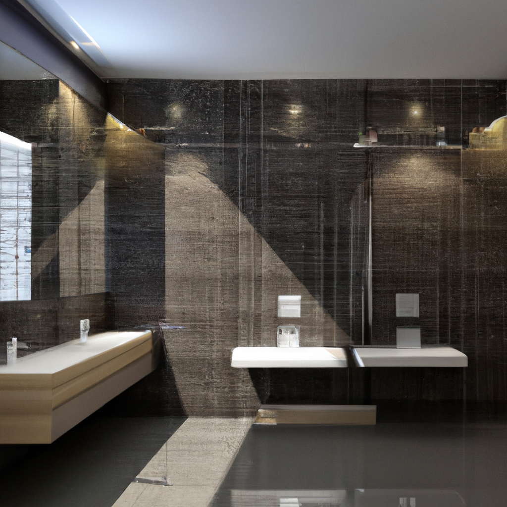 Alt Text: A modern and contemporary bathroom vanity installation in Boston.