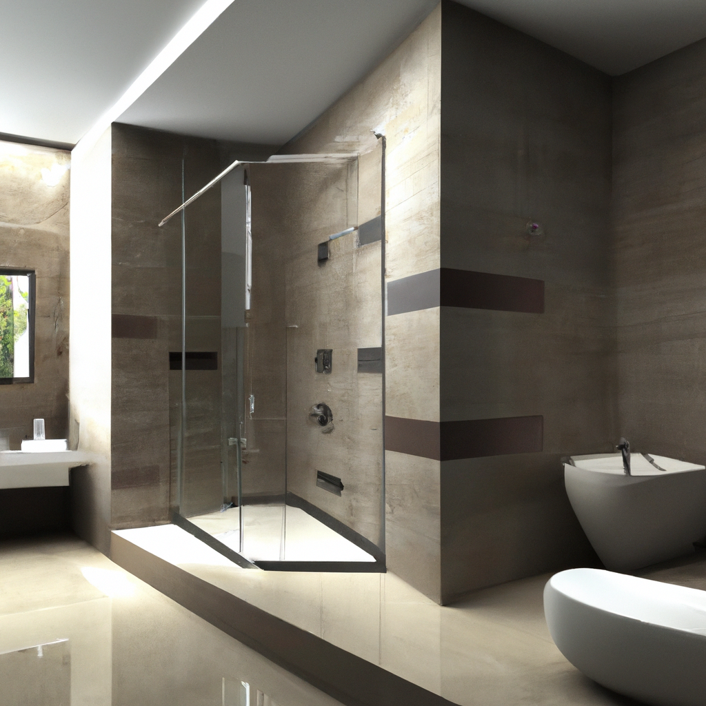 Alt text: An image showcasing a modern and contemporary bathroom renovation with stylish design elements.