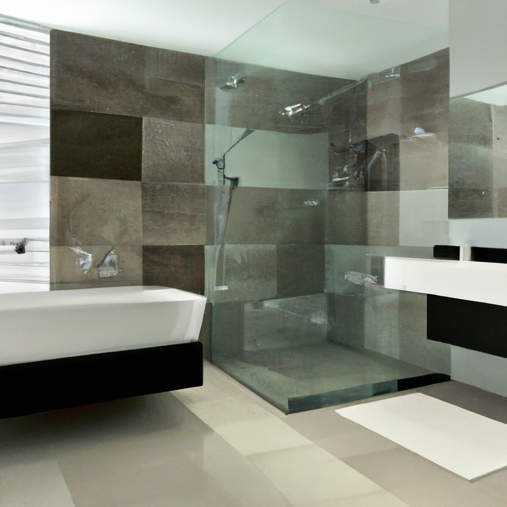 Alt text: A modern and contemporary bathroom remodel in Burlington, Ontario