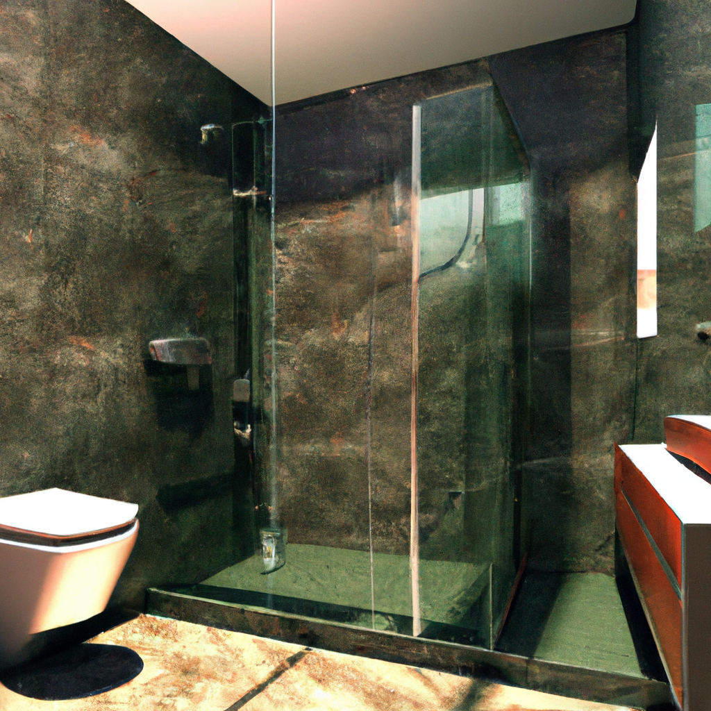 Alt Text: A modern and stylish bathroom with a new, updated look after remodeling in Bedford.