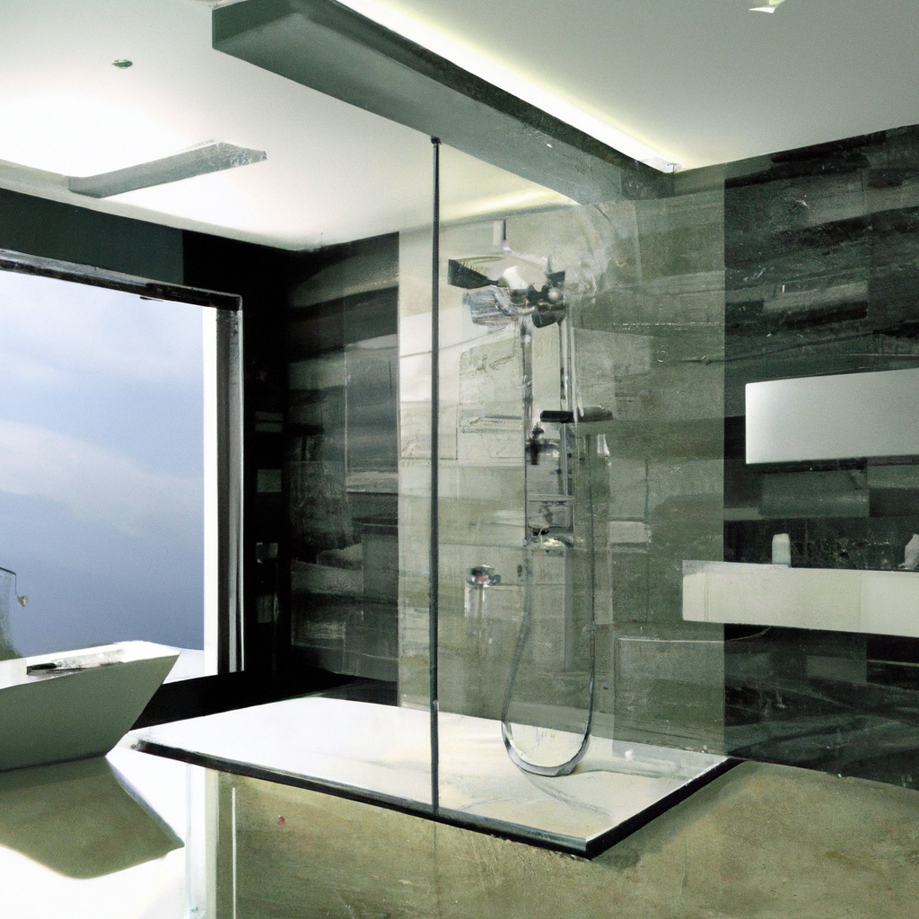 A modern and contemporary bathroom renovation in Bedford.