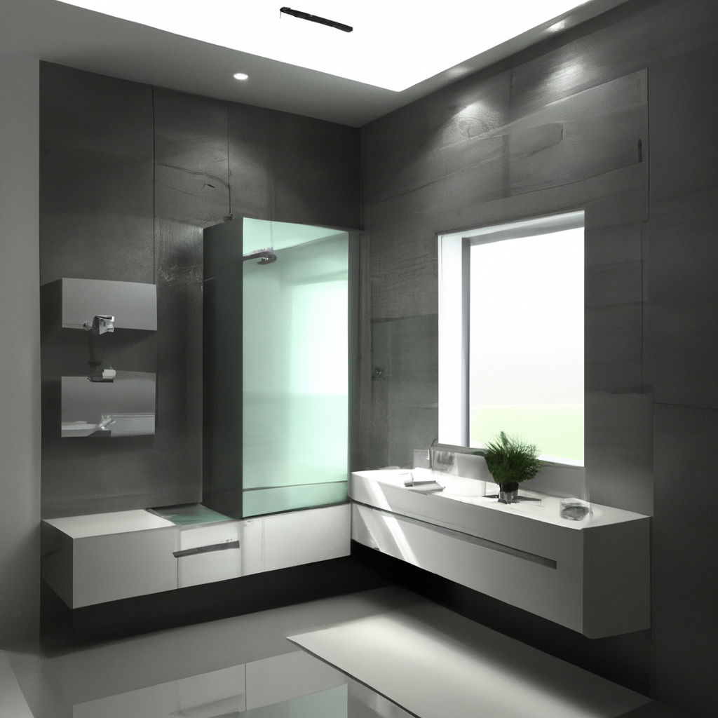 A modern and contemporary bathroom renovation in Burlington Ontario.