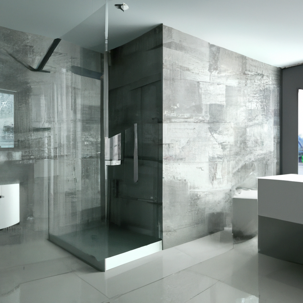 A modern and contemporary bathroom remodel done by Boston Bathroom Remodeling Services.