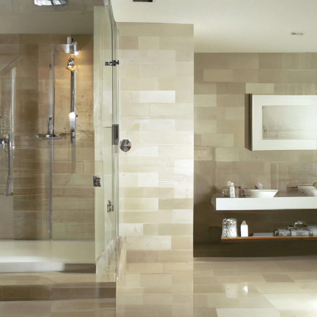 A sleek Boston Bathroom Vanity with a modern design