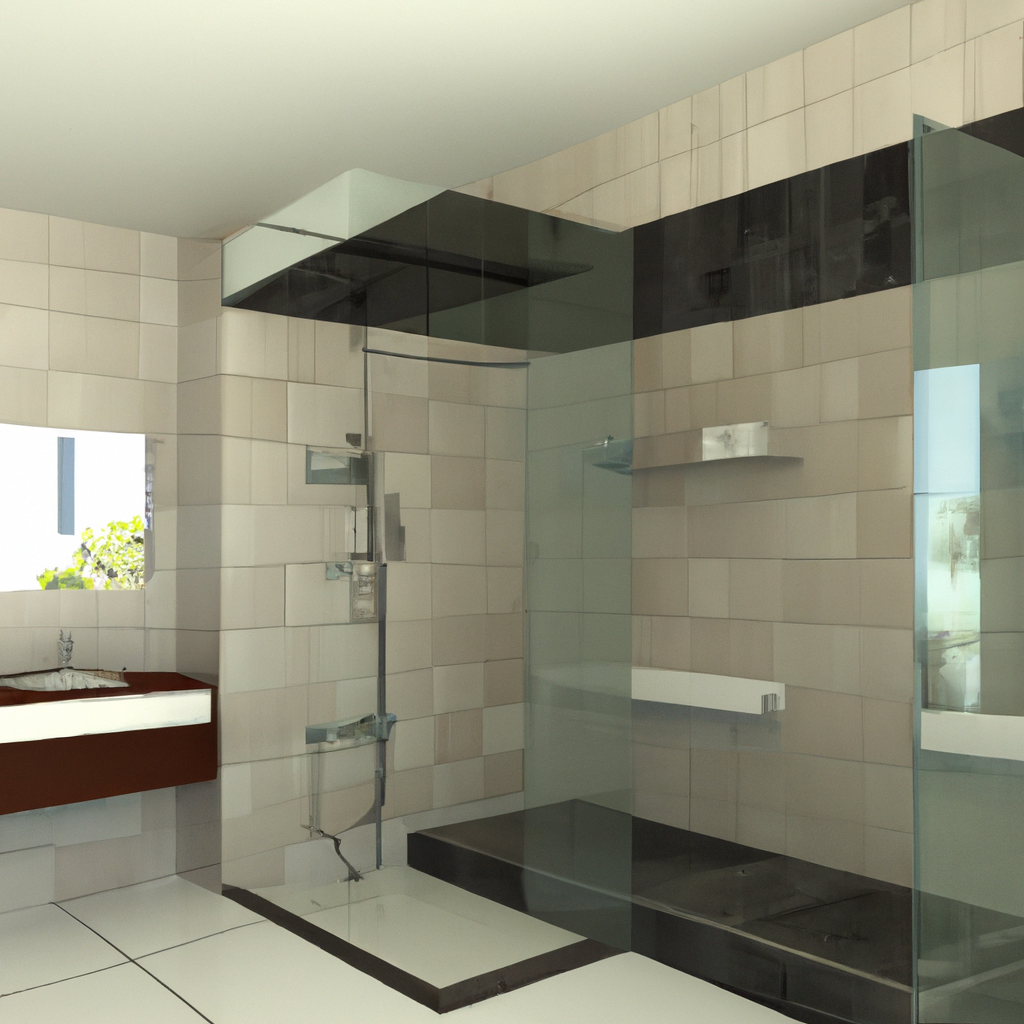 Alt text: A modern and contemporary bathroom renovation in Boston.