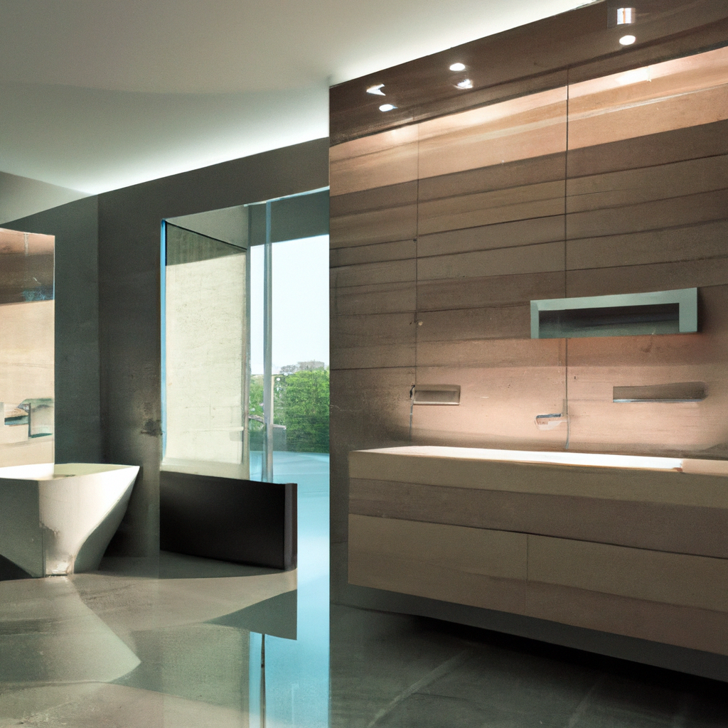 A modern Burlington bathroom remodel with a contemporary design.