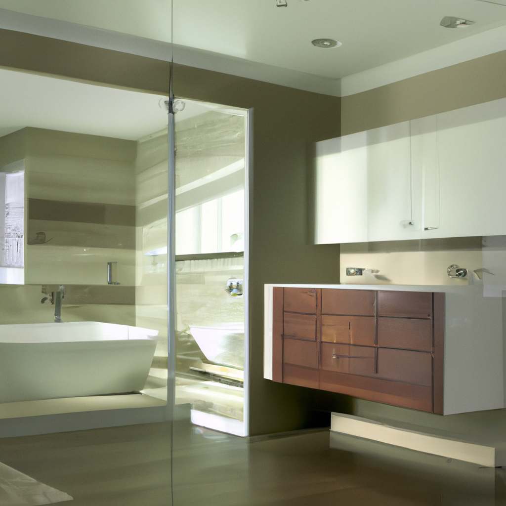 A modern and contemporary bathroom renovation from Burlington.