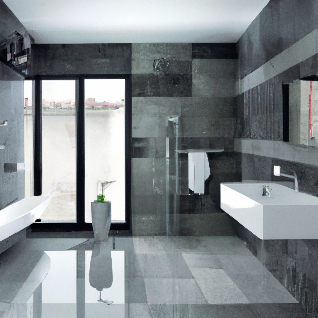 Alt text: A modern and contemporary bathroom renovation by Burlington Bathroom Renovations