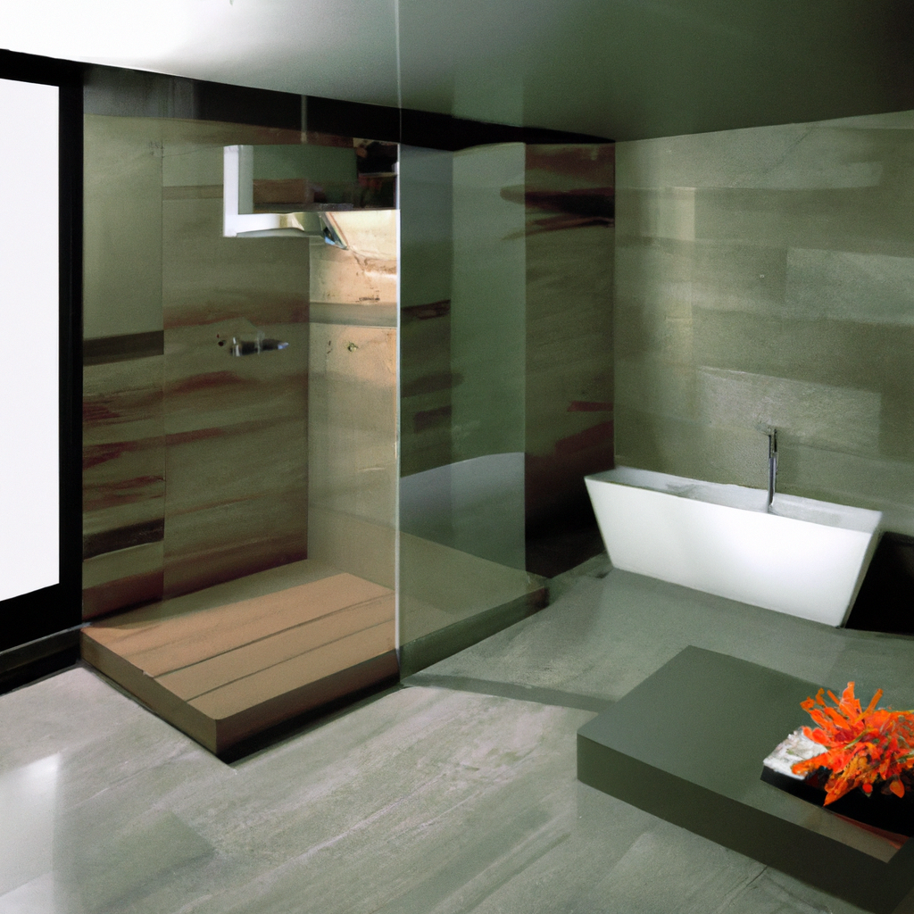 A sleek and modern custom bathroom design in Boston.