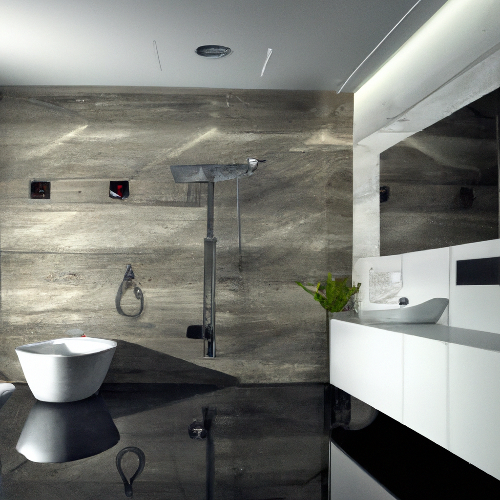 A modern and contemporary bathroom design created by expert renovators in Boston.