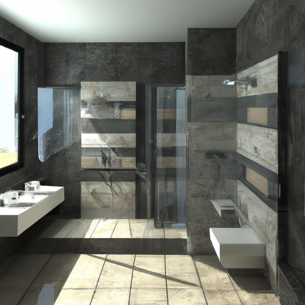 A modern and contemporary bathroom designed by Milton Bathroom Design.