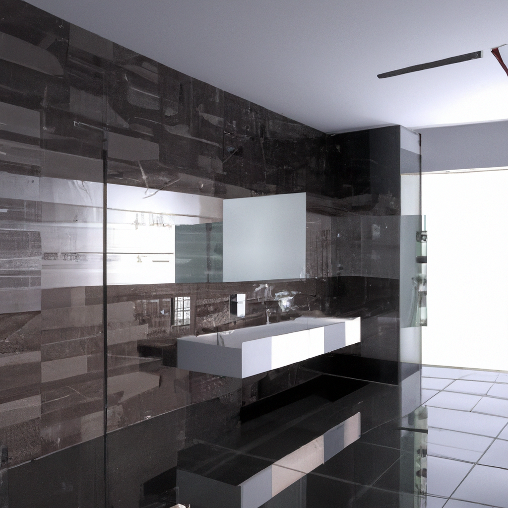 A modern and contemporary bathroom renovation featuring personalized designs in Boston.