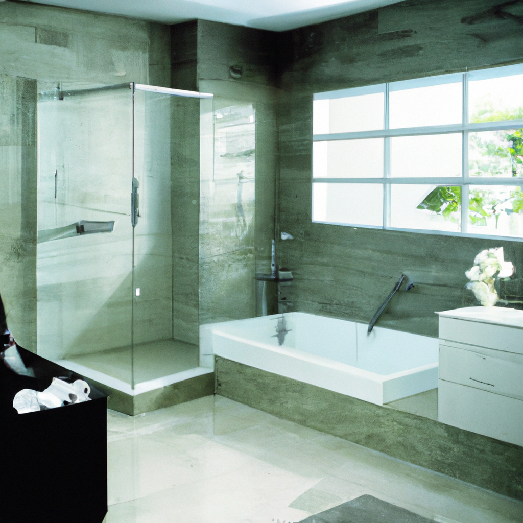 A beautifully tiled modern bathroom showcasing the importance of professional tile installation.