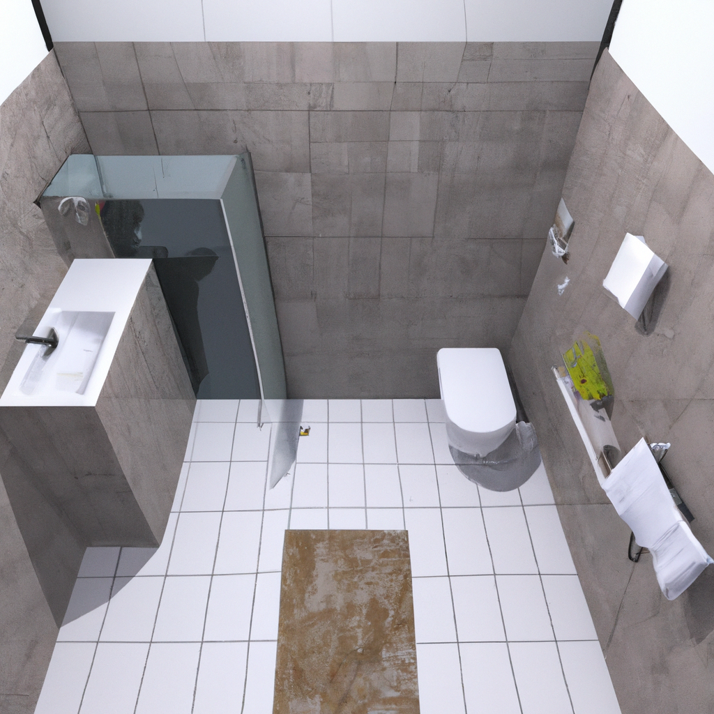 Alt text: A modern bathroom renovation in Boston featuring sleek and stylish design elements.