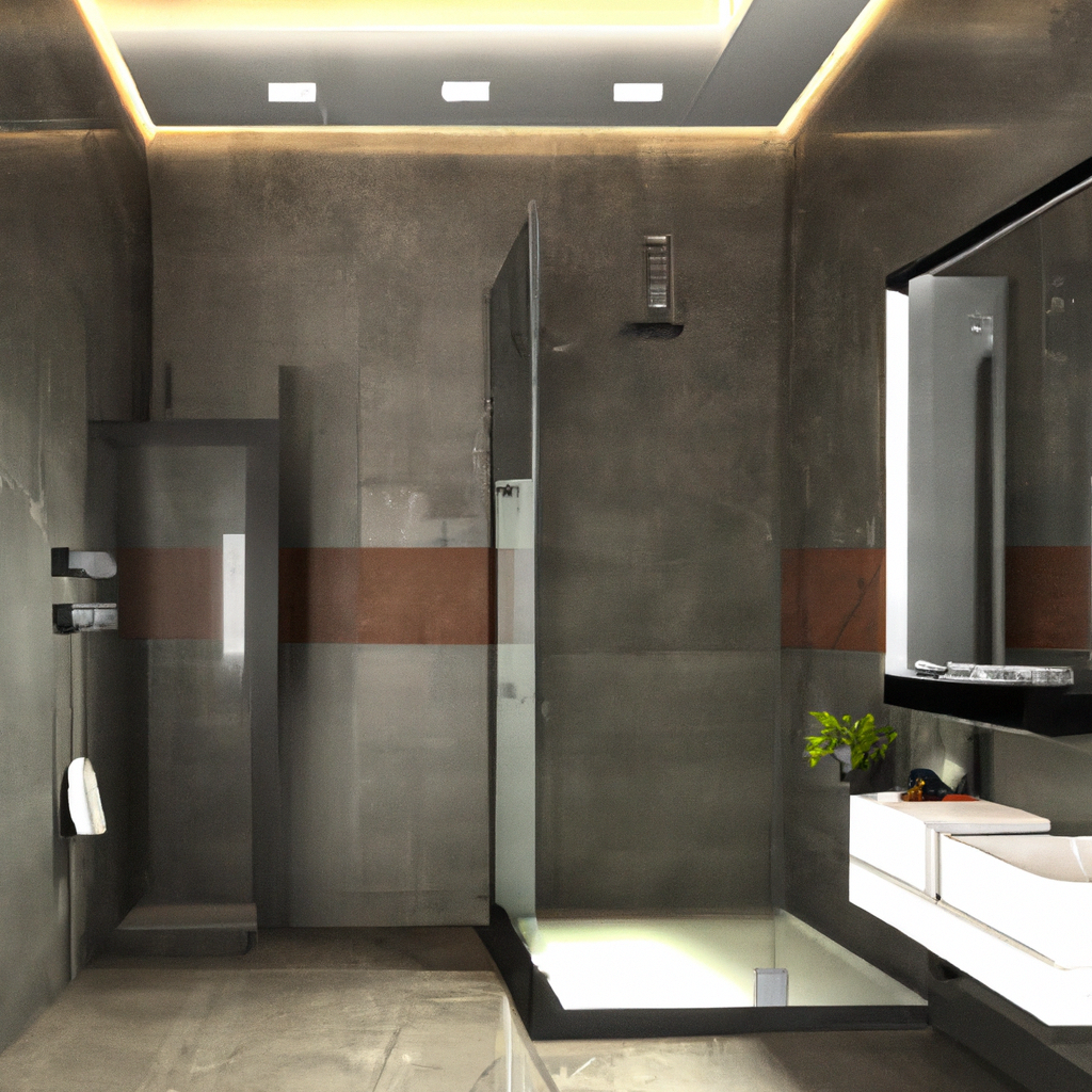 Alt text: A stylish and modern bathroom renovation with a contemporary design.