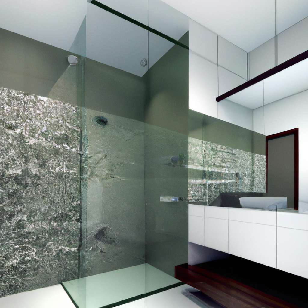 A modern and contemporary eco-friendly bathroom design.