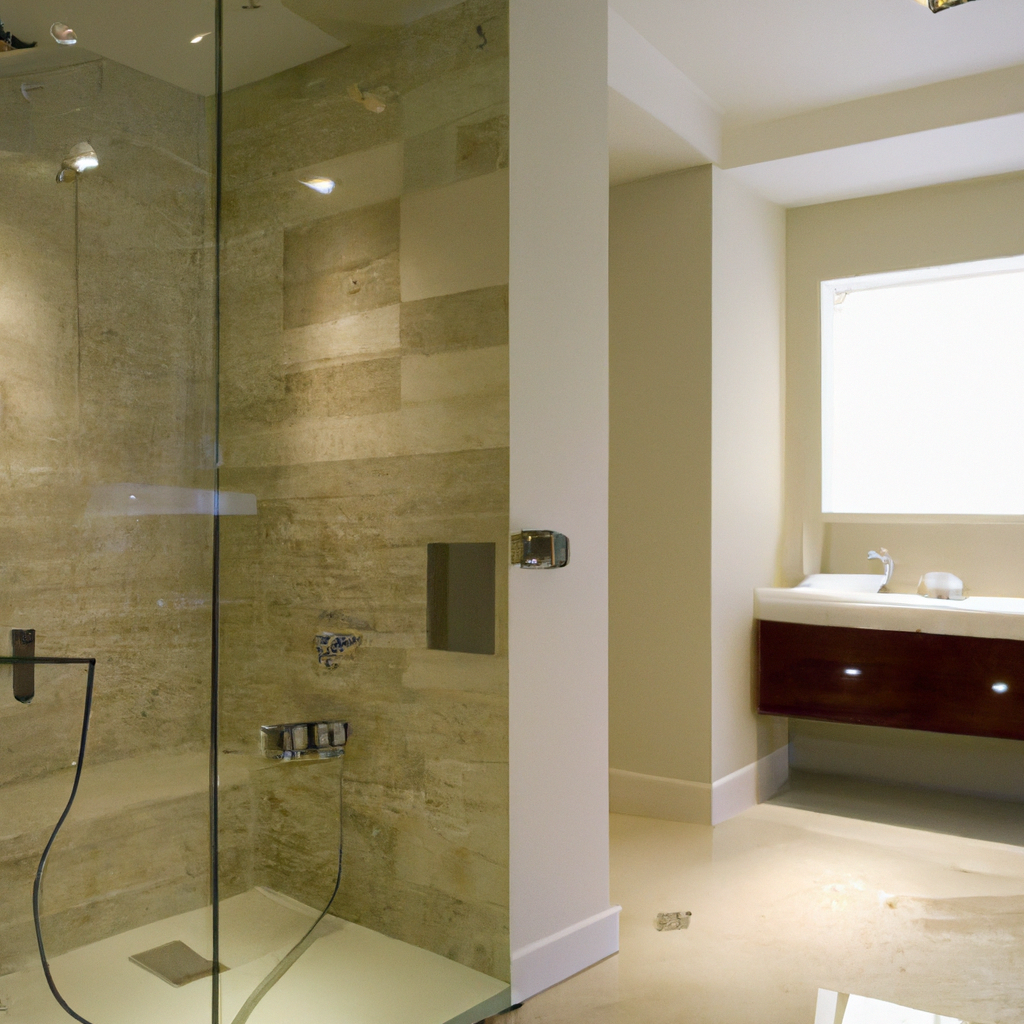 A modern and contemporary bathroom renovation in Boston.