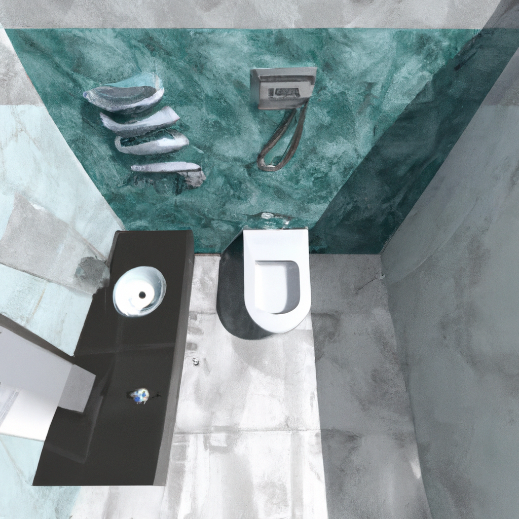 Alt text: A modern and stylish bathroom with sleek fixtures and a spacious shower