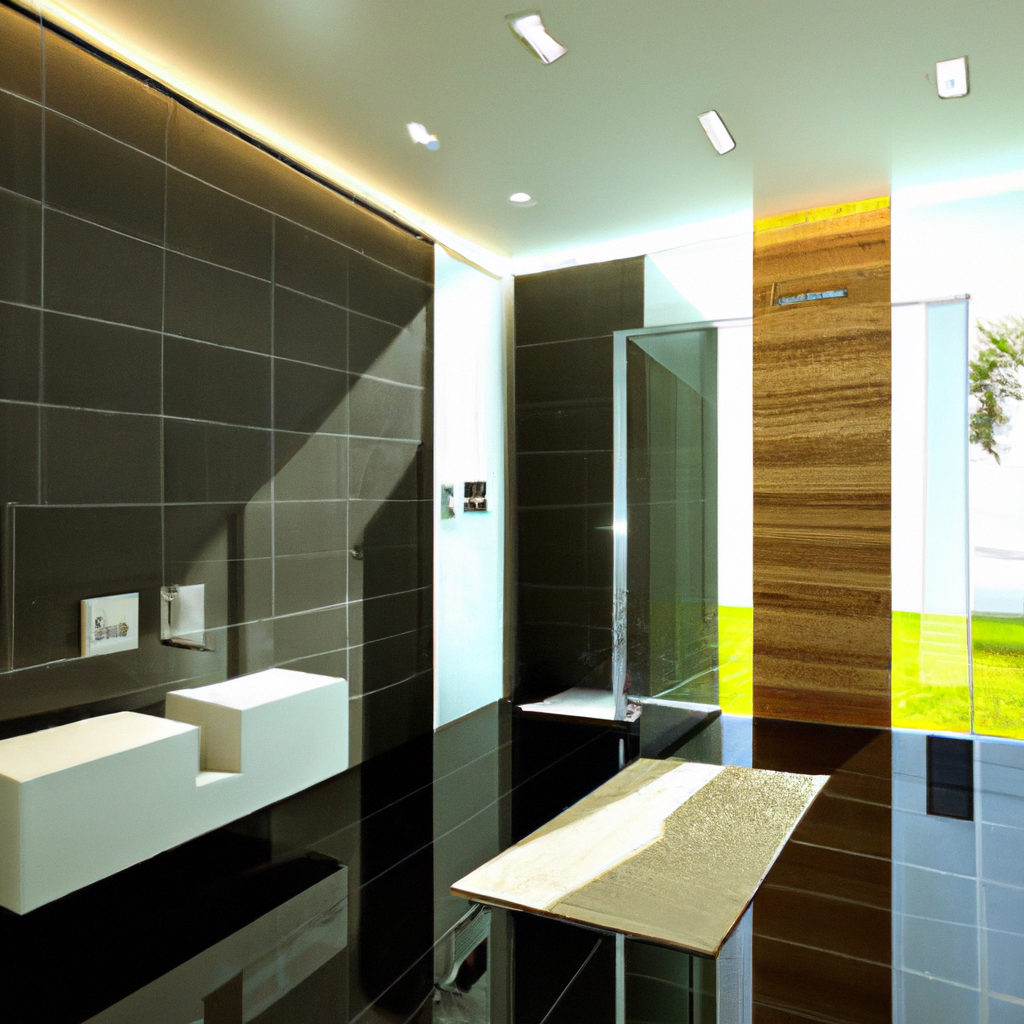 A modern and contemporary bathroom design in Boston.