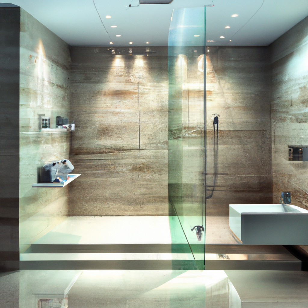 A modern and contemporary bathroom redesign by Milton.