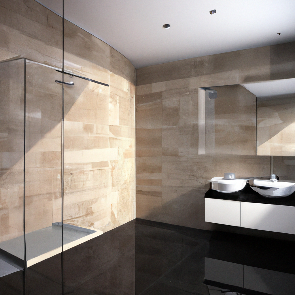 A modern and contemporary bathroom design that is affordable and stylish.