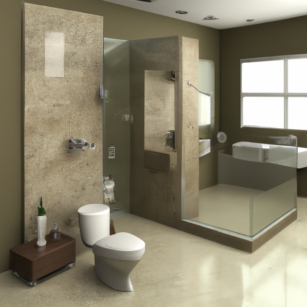 Alt text: A modern and contemporary bathroom makeover in Boston with new design elements