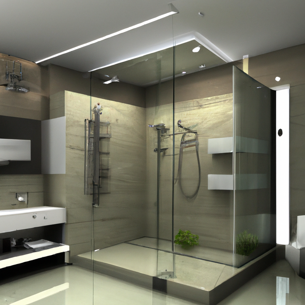 A modern and contemporary bathroom renovation in Burlington.