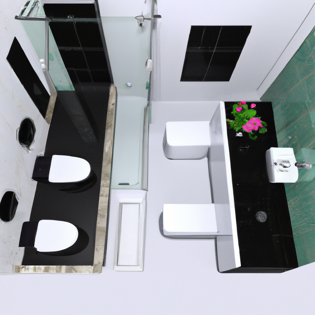 Alt text: A modern and luxurious custom bathroom designed in Boston.