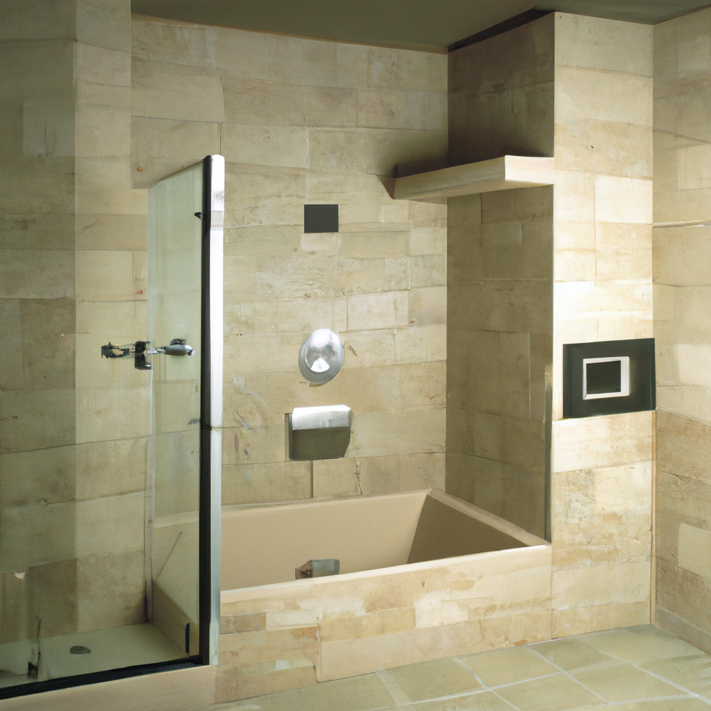 Alt text: A modern and contemporary bathroom installation in Boston