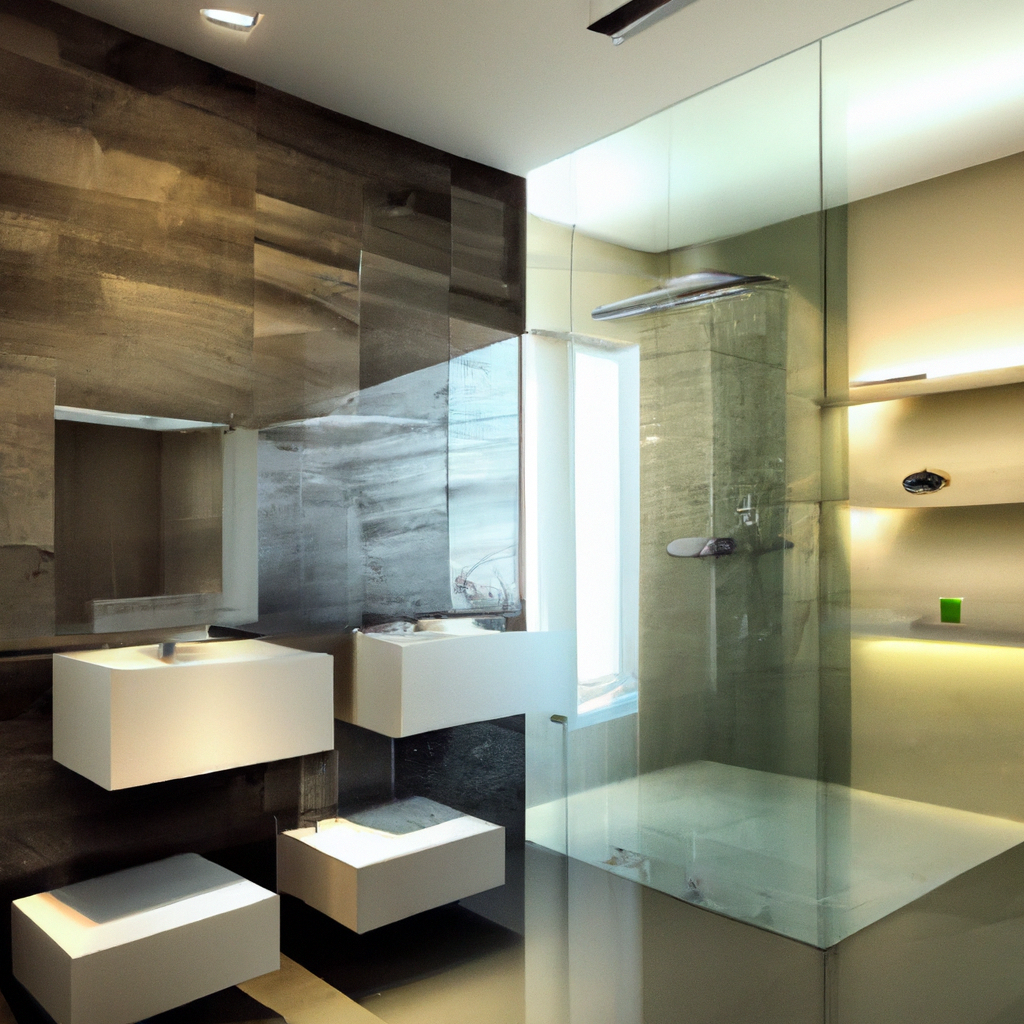 A modern and contemporary bathroom renovation in Boston.