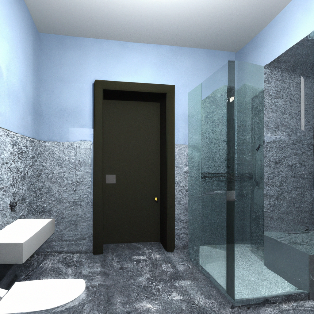 A team of expert bathroom renovators working on a modern bathroom remodel project.