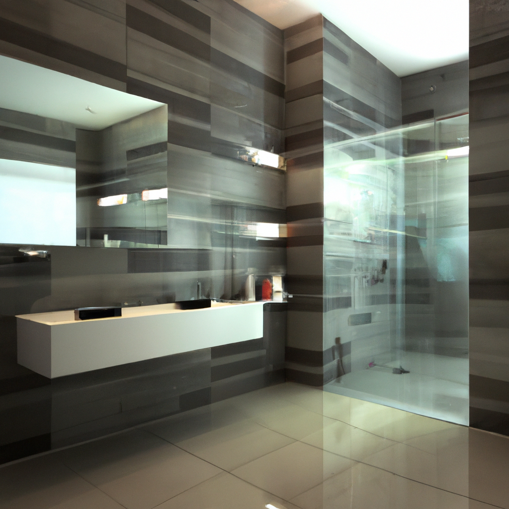 A sleek and modern bathroom showcasing the importance of quality plumbing services.