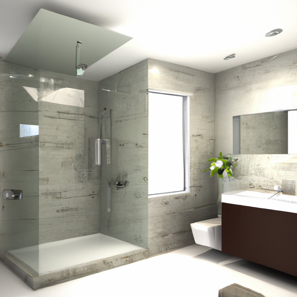 Alt Text: A modern and contemporary bathroom remodel featuring expert craftsmanship in Boston.