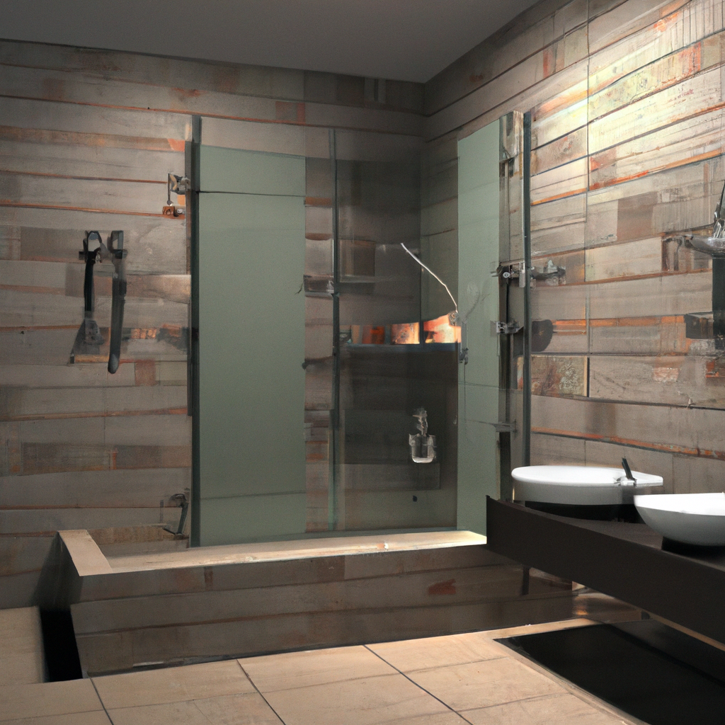 Alt Text: A modern and contemporary bathroom remodel in Boston