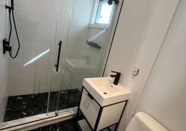 Small Attic Bathroom Remodel in Medford, MA – Maximizing Space with Modern Style