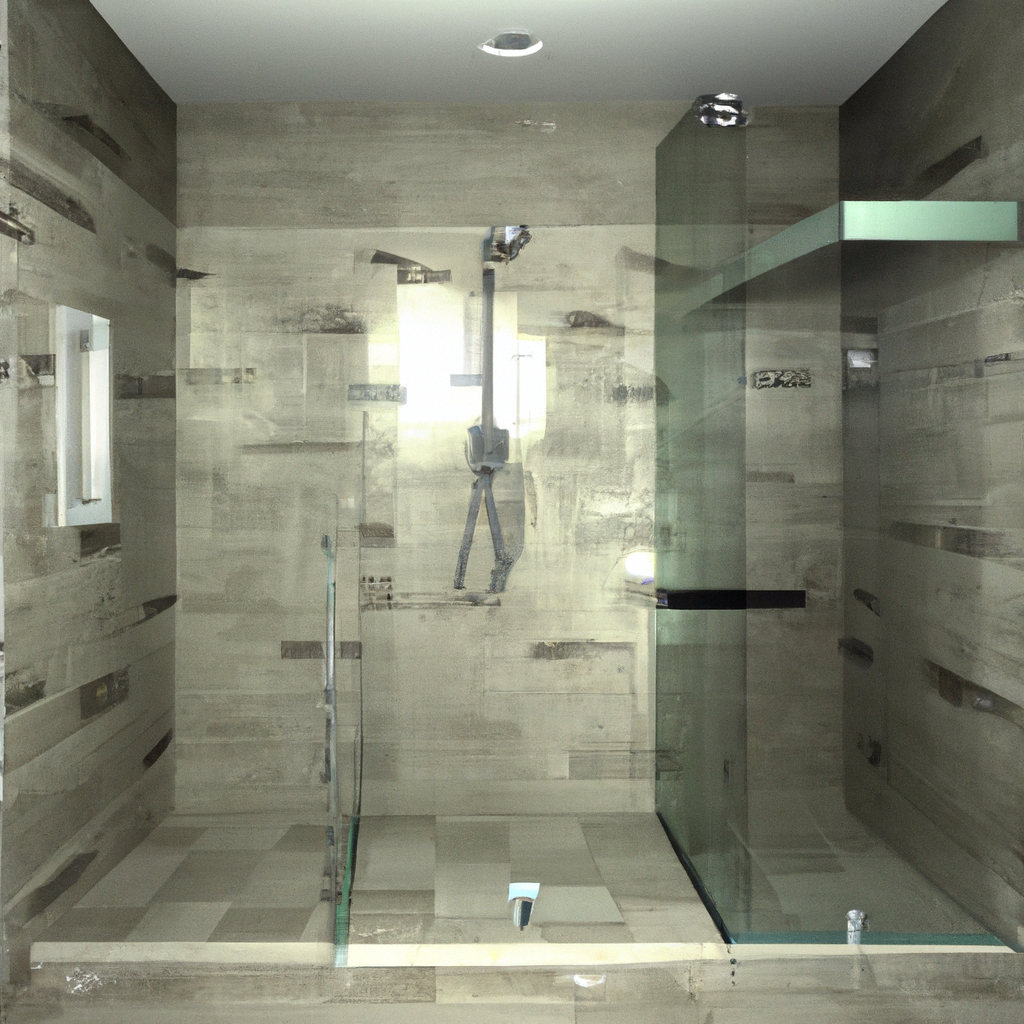 A modern and contemporary bathroom renovation with a new design.