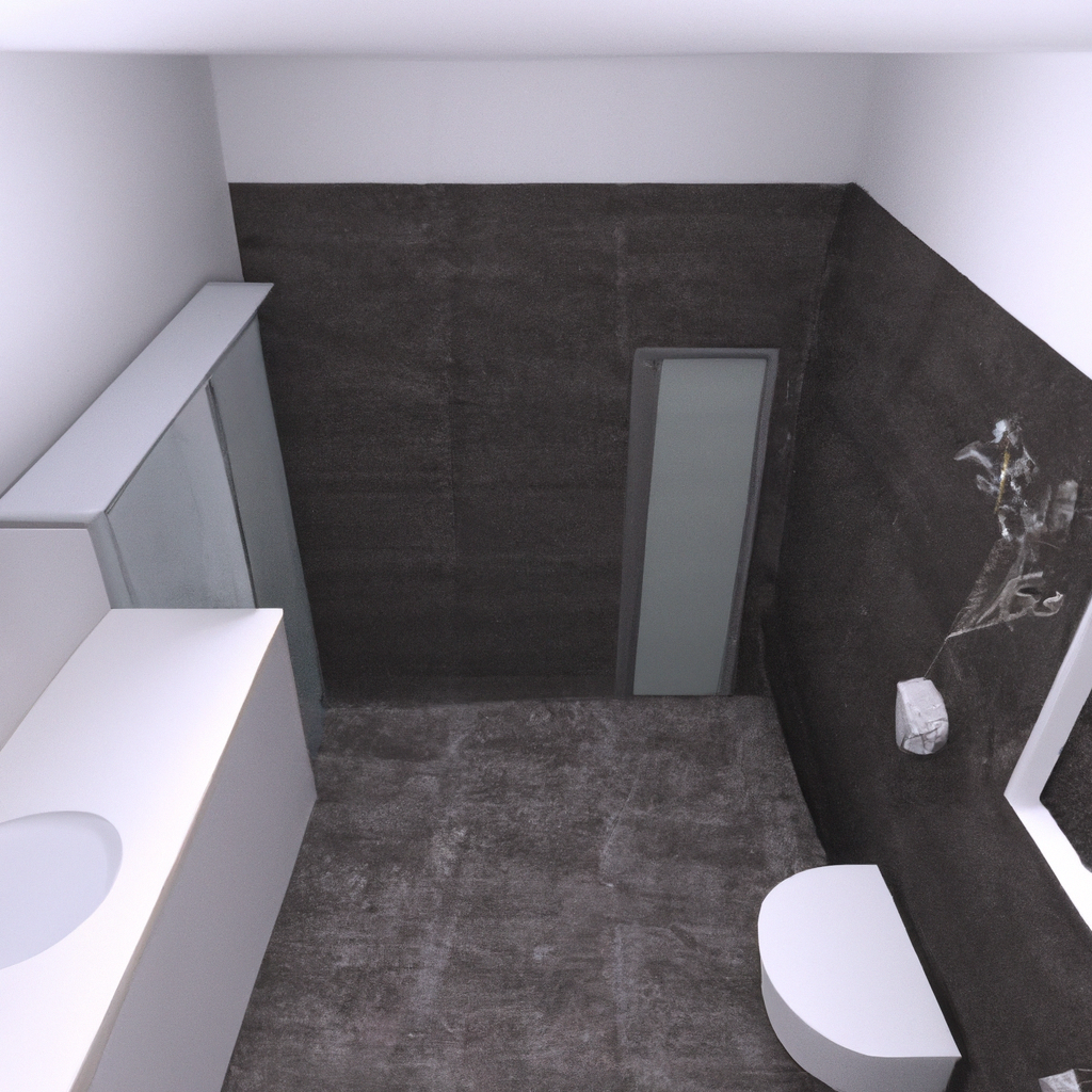 A selection of modern bathroom fixtures and tiles. 