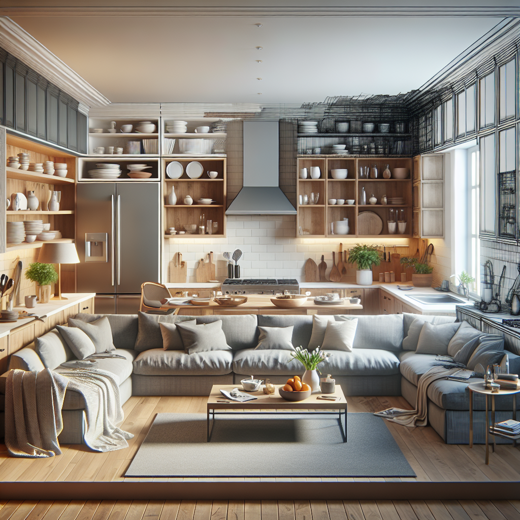 Transformative Kitchen Renovation: A Blend of Modernity & Style. Modern kitchen remodel showcasing contemporary design features.