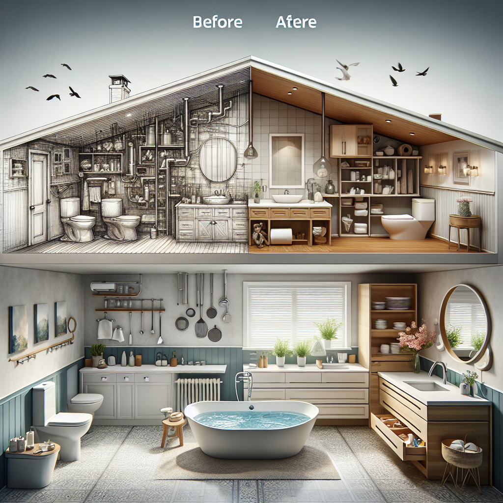 Conjuring Life into Living Spaces: Genius Home Remodeling Experts at Work. Home remodeling experts at work transforming a living space into a dream home.