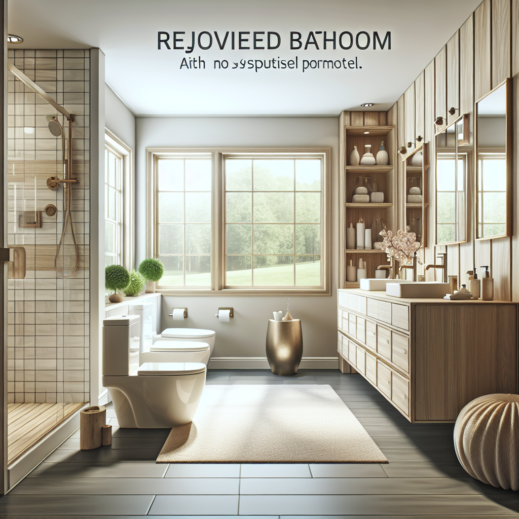 Give Your Home a Fresh Outlook with a Bath Remodel Image showcasing a stunning bath remodel that enhances the aesthetic appeal of a home.