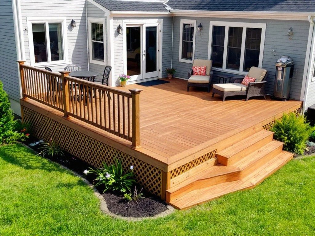 Expert Deck Installation Services in Quincy, MA - A Different Way to Appreciate Outdoors. Quality deck installation in an outdoor area near Quincy, MA.