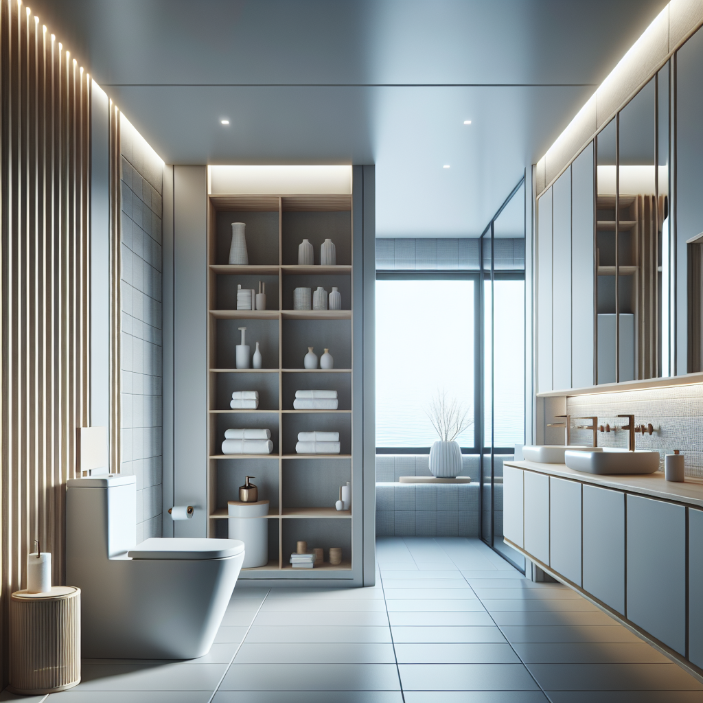 Your Sanctuary Refreshed: Expert Guide to Bathroom Makeovers. Bathroom with modern updates; reflection of renovation designs and ideas.
