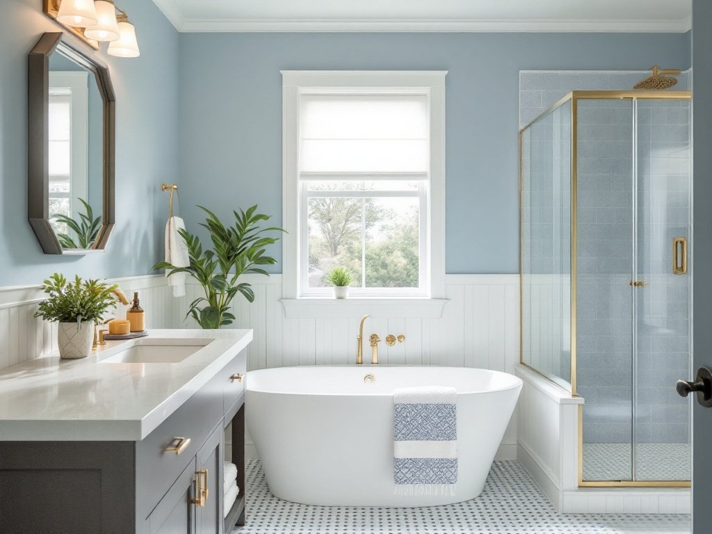 Exceptional Interior Painting Revolutionizing Living Spaces in Bedford MA - A Fusion of Modernity and Contemporary Design. Modern and contemporary interior painting transforming a living space near Bedford MA.