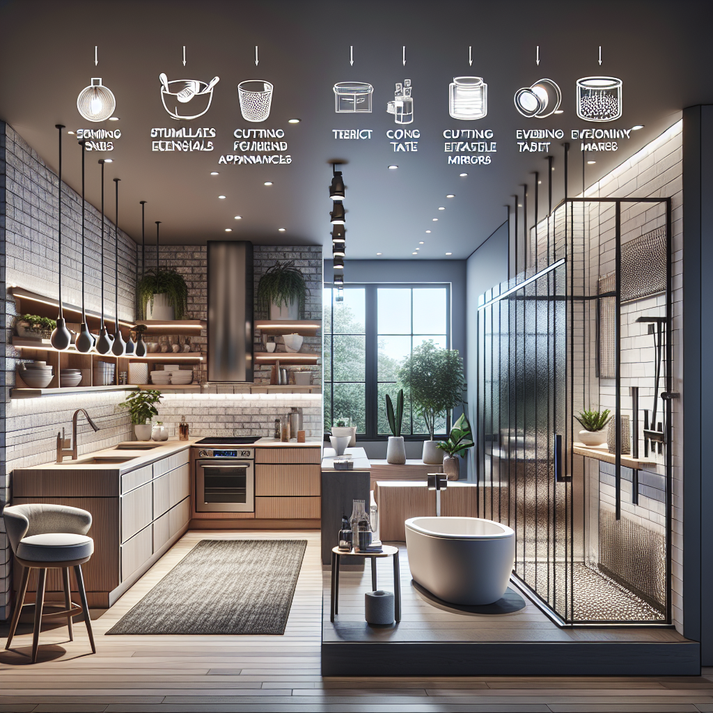 Caption: Experience the blend of innovation and style with'The Ultimate Guide for Kitchen and Bathroom Remodeling.' New, modern, and contemporary design ideas in'The Ultimate Guide for Kitchen and Bathroom Remodeling'.